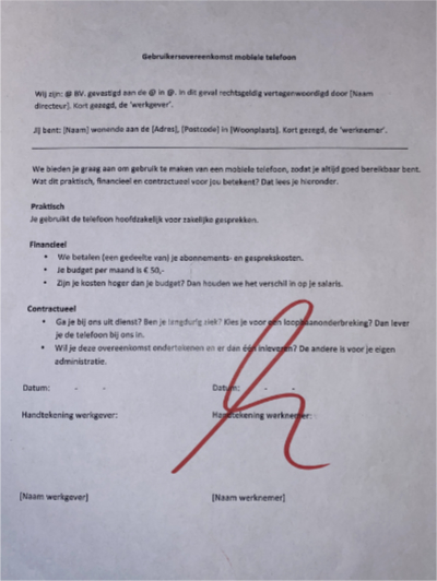 Goede brief schrijven op taalniveau b1